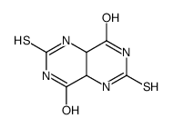 2,6-bis(sulfanylidene)-1,4a,5,8a-tetrahydropyrimido[5,4-d]pyrimidine-4,8-dione结构式