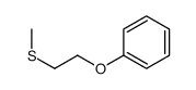 2-methylsulfanylethoxybenzene Structure