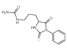 Urea, [3- (5-oxo-1-phenyl-2-thioxo-4-imidazolidinyl)propyl]- picture