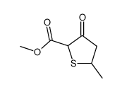 5-methyl-3-oxo-tetrahydro-thiophene-2-carboxylic acid methyl ester结构式