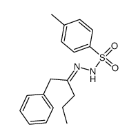 BENZYLPROPYLKETONE TOSYLHYDRAZONE结构式