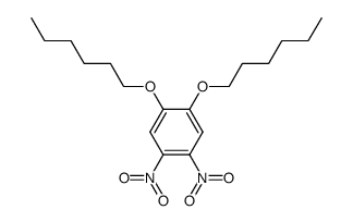 1,2-bis(hexyloxy)-4,5-dinitrobenzene结构式