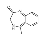 1,3-二氢-5-甲基-2H-1,4-苯并二氮杂革-2-酮结构式