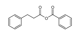 benzoic 3-phenylpropionic anhydride Structure