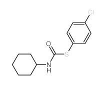 1-(4-chlorophenyl)sulfanyl-N-cyclohexyl-formamide结构式