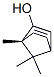Bicyclo[2.2.1]hept-2-en-2-ol, 1,7,7-trimethyl-, (1R)- (9CI) structure