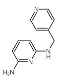 2,6-Pyridinediamine,N2-(4-pyridinylmethyl)- Structure