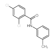 2,4-dichloro-N-(3-methylphenyl)benzamide structure