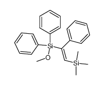 (E)-methoxydiphenyl(1-phenyl-2-(trimethylsilyl)vinyl)silane结构式