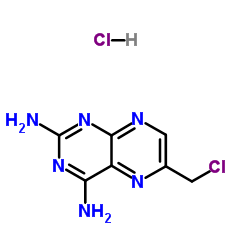 6-(chloromethyl)pteridine-2,4-diamine hydrochloride Structure