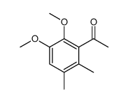 Acetophenone, 2,3-dimethoxy-5,6-dimethyl- (7CI)结构式