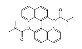 7,7'-bis(dimethylaminocarbonyloxy)-8,8'-biquinolyl Structure