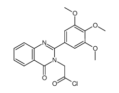 2-(4-oxo-2-(3,4,5-trimethoxyphenyl)quinazolin-3(4H)-yl)acetyl chloride Structure