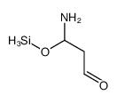 3-amino-3-silyloxypropanal Structure