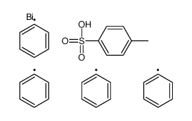 4-methylbenzenesulfonic acid,tetraphenylbismuth Structure