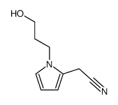 1-(3-hydroxypropyl)pyrrol-2-acetonitrile结构式