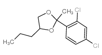 2-(2,4-Dichlorophenyl)-2-methyl-4-propyl-1,3-dioxolane Structure