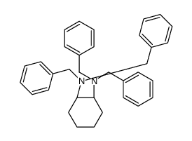 (1R,2R)-1-N,1-N,2-N,2-N-tetrabenzylcyclohexane-1,2-diamine Structure