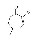 2-bromo-5-methyl-2-cycloheptenone Structure