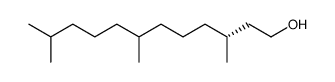 (3R)-3,7,11-trimethyldodecan-1-ol Structure