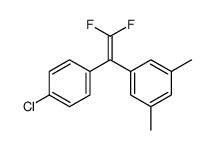 Benzene, 1-[1-(4-chlorophenyl)-2,2-difluoroethenyl]-3,5-dimethyl结构式