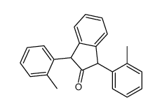 1,3-bis(2-methylphenyl)-1,3-dihydroinden-2-one结构式