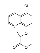 ethyl 2-(5-chloroquinolin-8-yl)oxy-2-methylpropanoate Structure