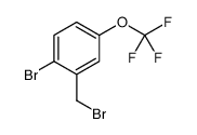 2-BROMO-5-(TRIFLUOROMETHOXY)BENZYL BROMIDE Structure