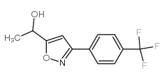 5(1-HYDROXYETHYL)-3(4-TRIFLUOROMETHYLPHENYL)-ISOXAZOLE structure