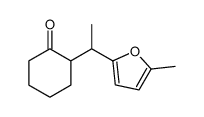 2-[1-(5-methylfuran-2-yl)ethyl]cyclohexan-1-one Structure