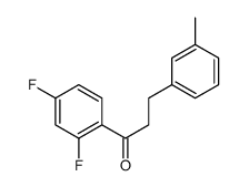 2',4'-DIFLUORO-3-(3-METHYLPHENYL)PROPIOPHENONE picture