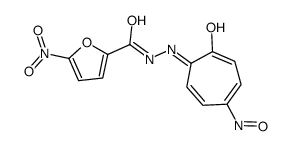 5-nitro-N'-(4-nitroso-7-oxocyclohepta-1,3,5-trien-1-yl)furan-2-carbohydrazide Structure