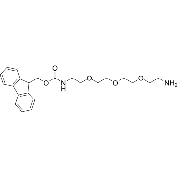 Fmoc-NH-PEG3-C2-NH2 Structure