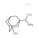 3-(1-氨基乙基)-1-金刚烷醇盐酸盐结构式