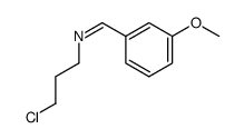 N-(3-chloropropyl)-1-(3-methoxyphenyl)methanimine结构式