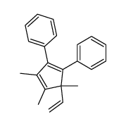 1,2-diphenyl-3,4,5-trimethyl-5-vinyl-1,3-cyclopentadiene Structure