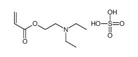 [2-(acryloyloxy)ethyl]diethylammonium hydrogen sulphate Structure