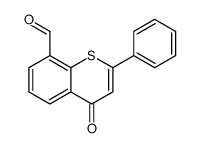 4-oxo-2-phenylthiochromene-8-carbaldehyde Structure