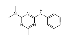 6,N,N-trimethyl-N'-phenyl-[1,3,5]triazine-2,4-diamine Structure