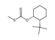 (+/-)-dithiocarbonic acid O-(cis-2-tert-butyl-cyclohexyl ester)-S-methyl ester结构式