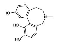 6-methyl-5,6,7,8-tetrahydro-dibenzo[c,e]azocine-1,2,11-triol Structure