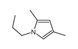 2,4-dimethyl-1-propylpyrrole结构式