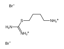 [amino(4-azaniumylbutylsulfanyl)methylidene]azanium,dibromide Structure