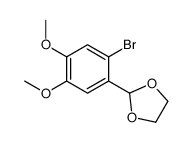 2-(2-bromo-4,5-dimethoxyphenyl)-1,3-dioxolane结构式