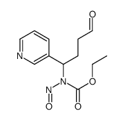 4-(carbethoxynitrosamino)-4-(3-pyridyl)butanal结构式