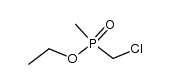 Ethyl methyl(chloromethyl)phosphinate Structure