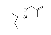 2,3-dimethylbutan-2-yl-dimethyl-(2-methylprop-2-enoxy)silane Structure