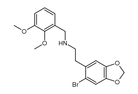 2-bromo-N-(2,3-dimethoxybenzyl)-4,5-methylenedioxyphenethylamine Structure