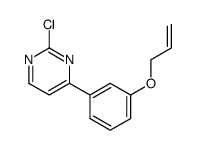 4-(3-allyloxyphenyl)-2-chloro-pyrimidine结构式