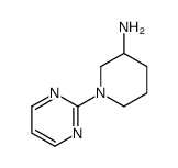 1-(2-pyrimidinyl)-3-piperidinamine(SALTDATA: 1.95HCl 0.5H2O) Structure